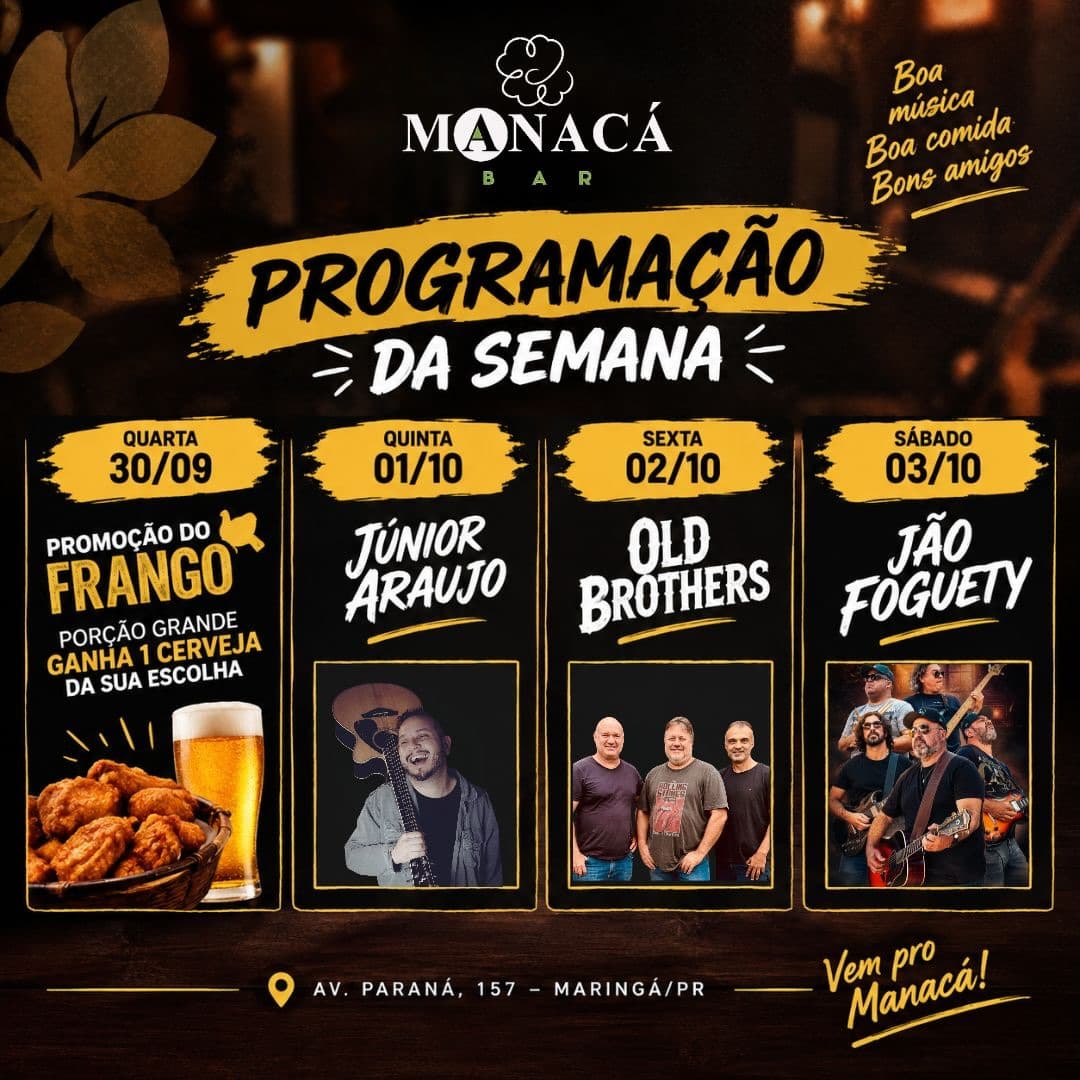 Flyer de Júnior Araújo