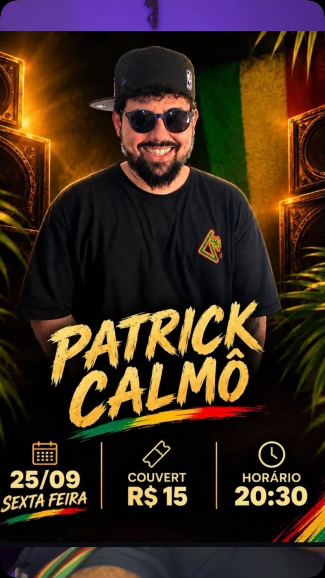 Flyer de Patrick Calmô