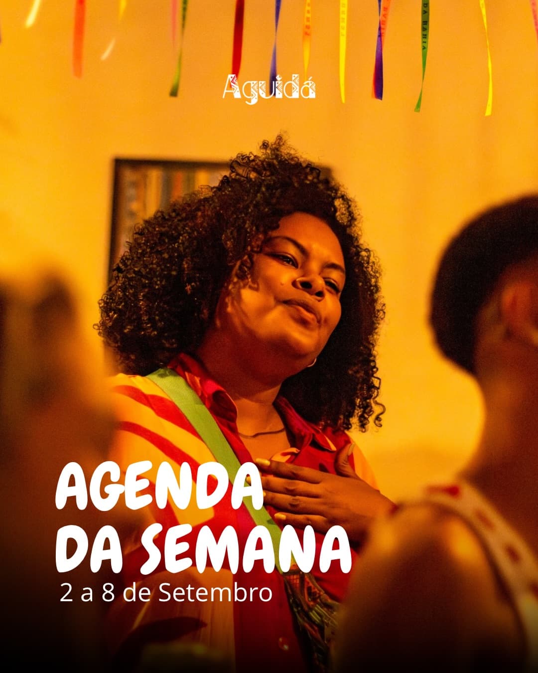 Flyer de Samba do Aguidá e Samba do Tiagão