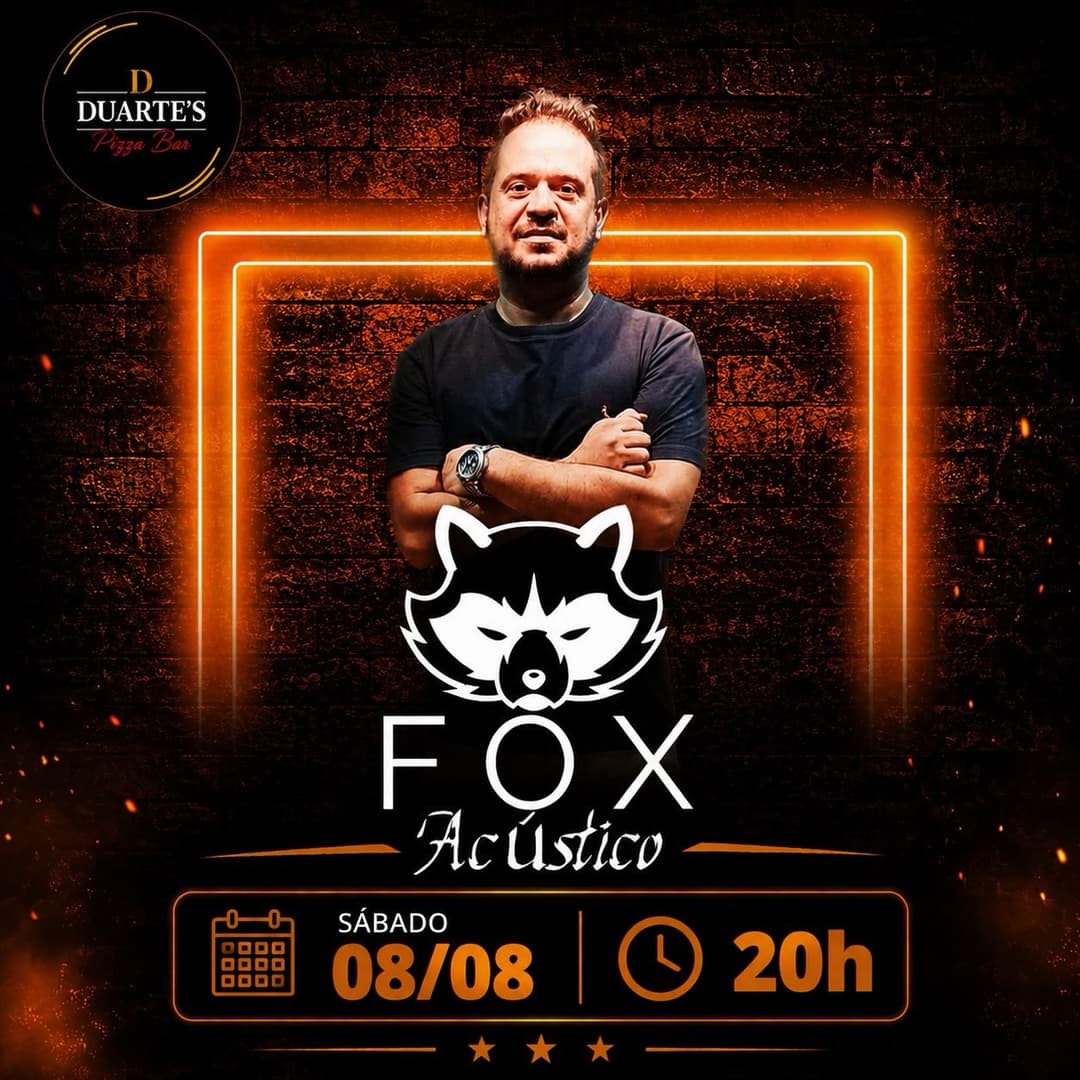 Flyer de Fox Acústico