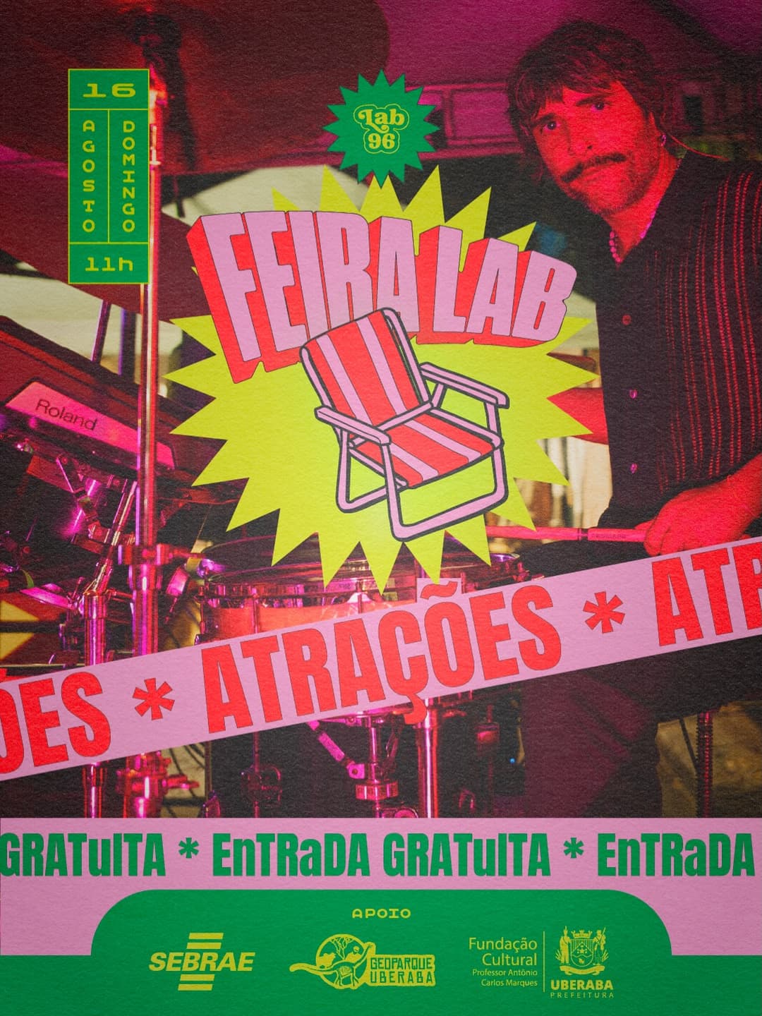 Flyer de O Hierofante e Batata Jam