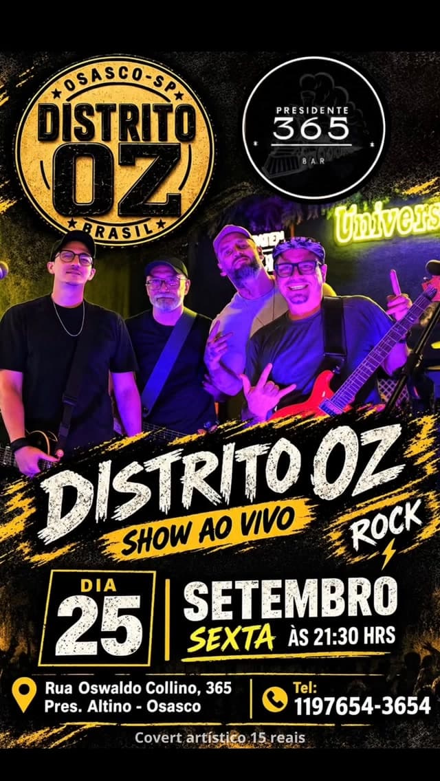 Flyer de Distrito Oz