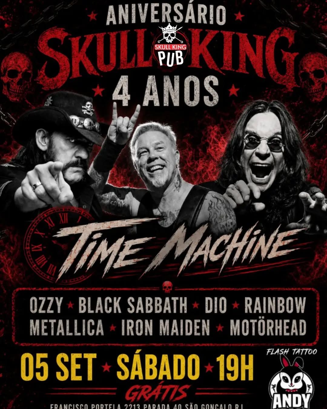 Flyer de bandatimemachinerock