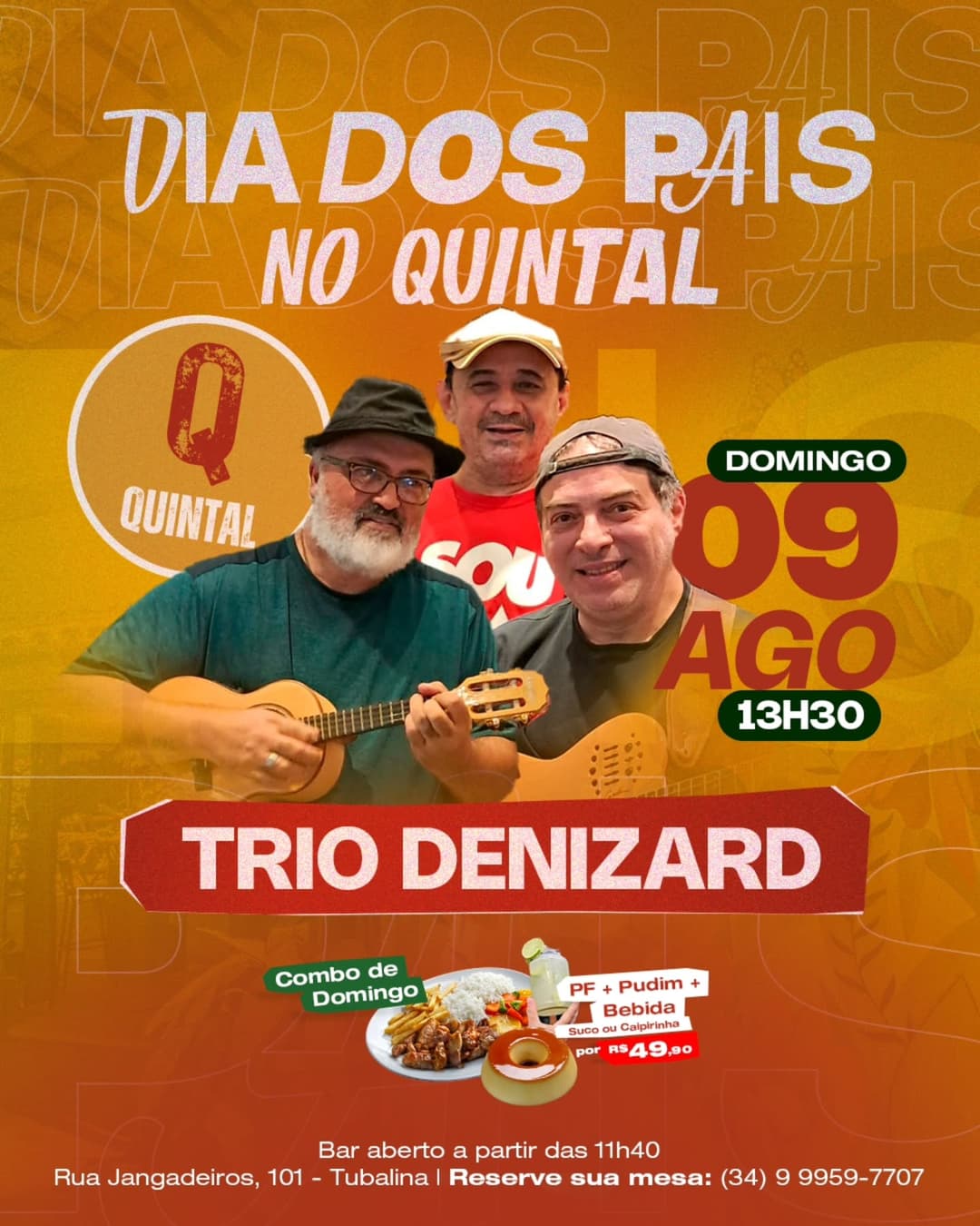 Flyer de Trio Denizard