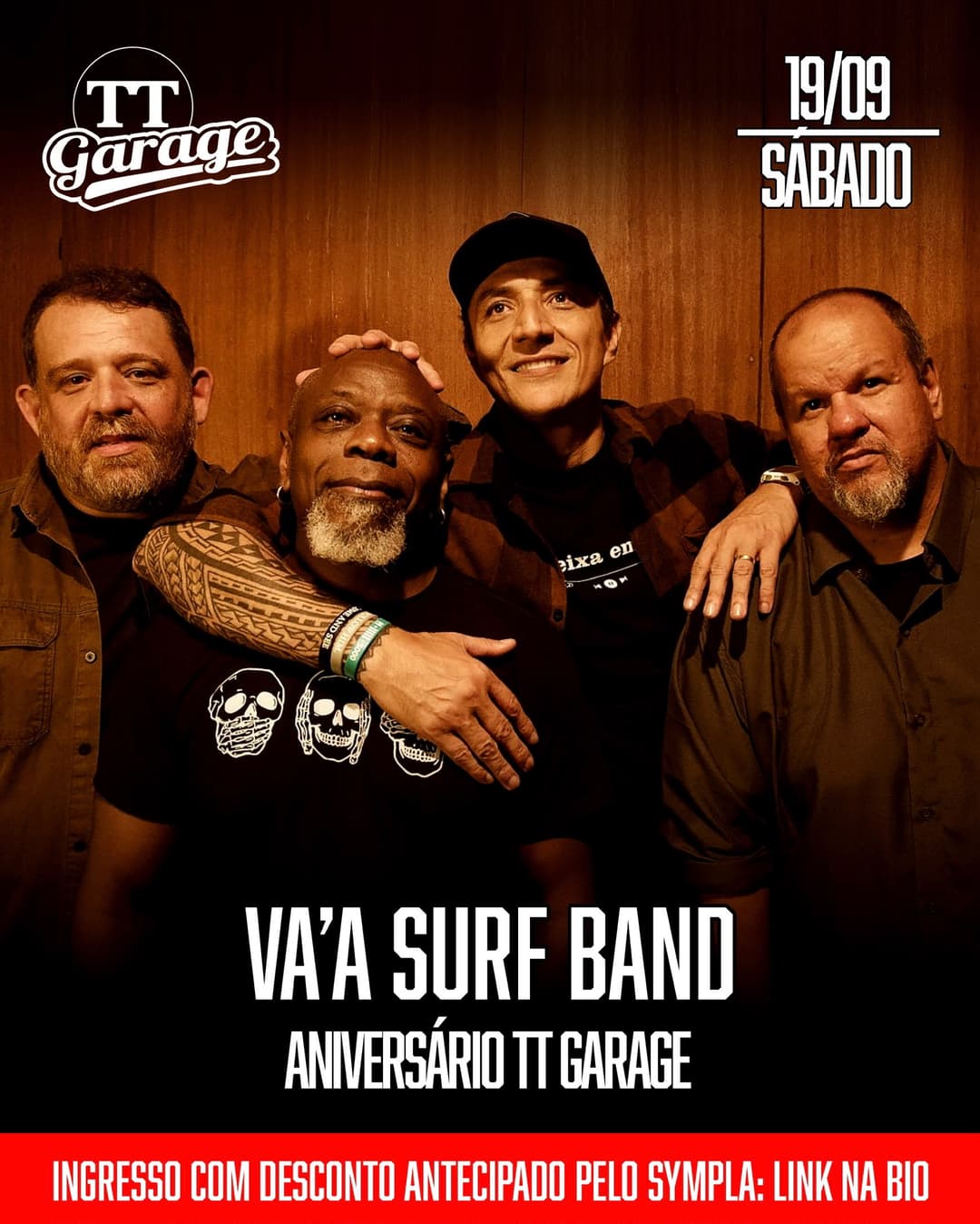 Flyer de Coice de Galo, Vaa Surf Band e djmarckyrain