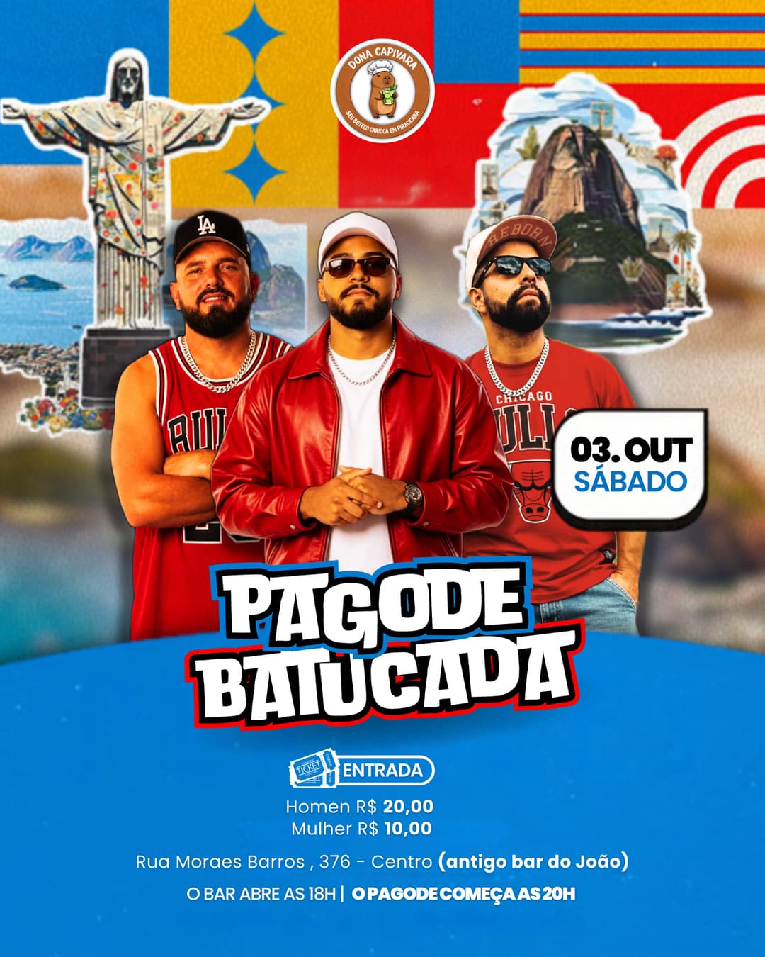 Flyer de Pagode Batuçada