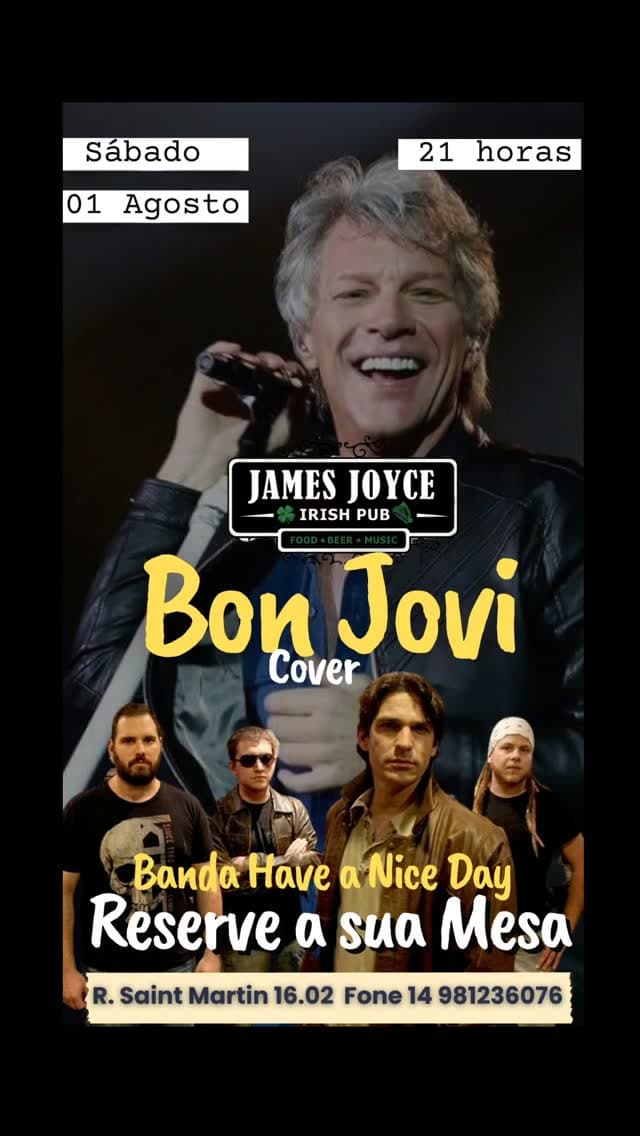 Flyer de Banda Have a Nice Day