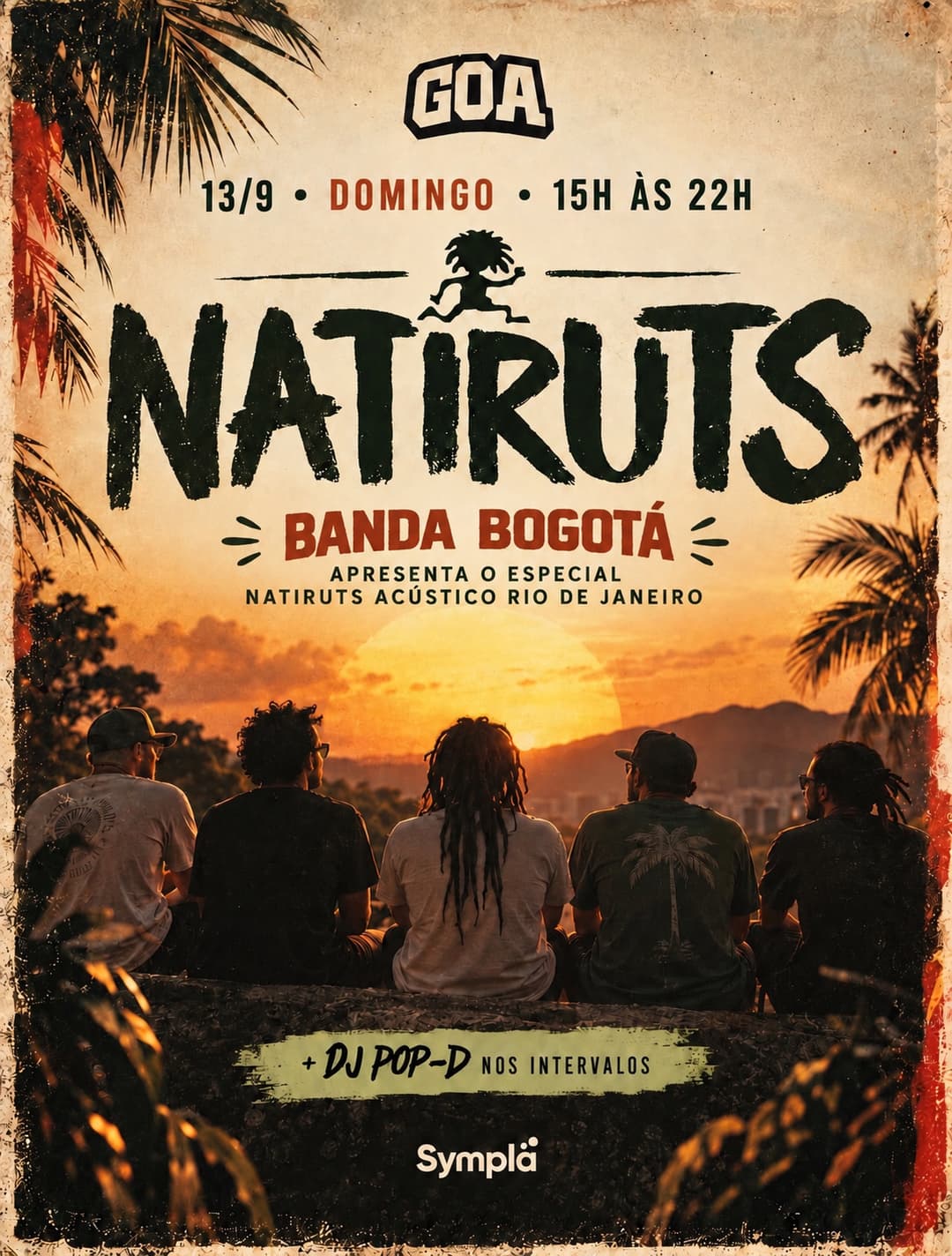 Flyer de Dj Pop.D e Banda Bogota
