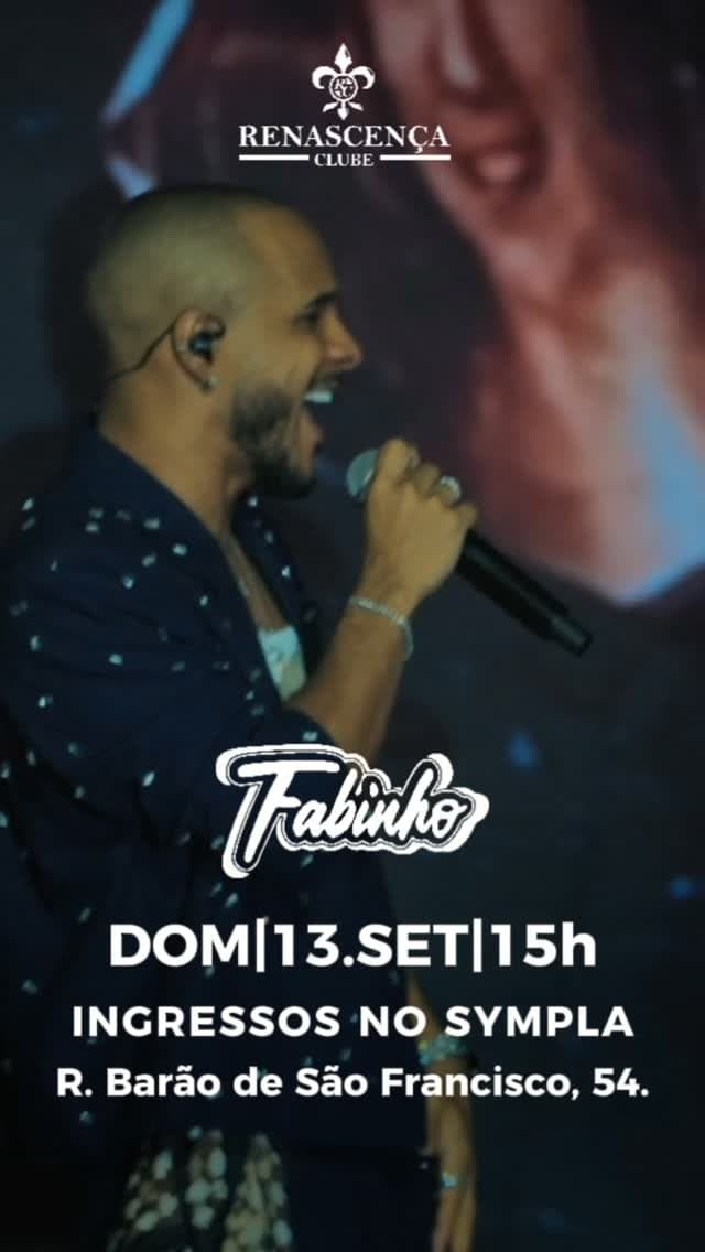 Flyer de Fabinho