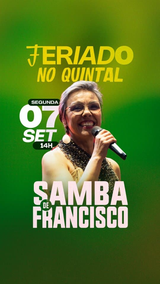 Flyer de Samba de Francisco
