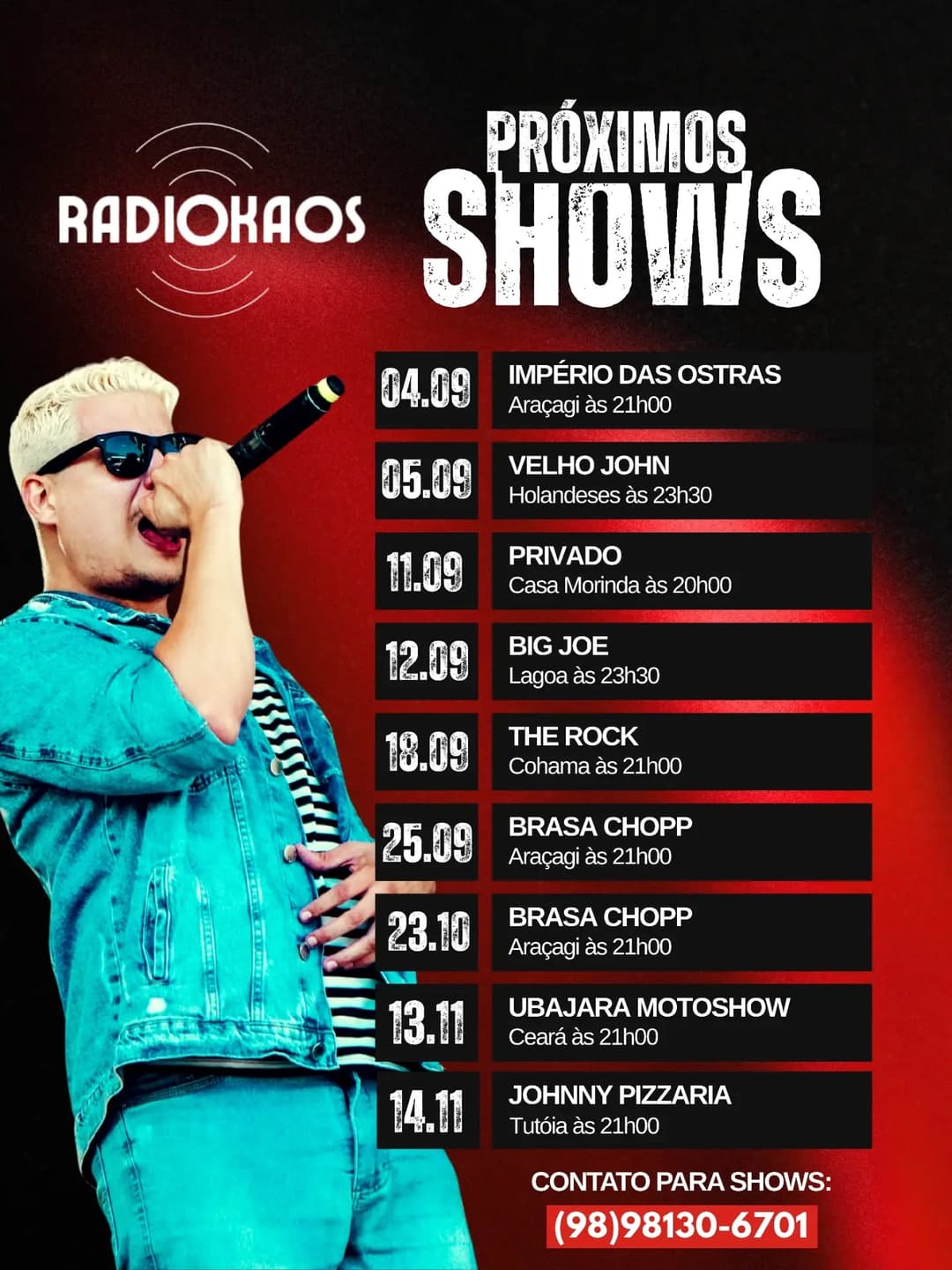 Flyer de Banda Radiokaos