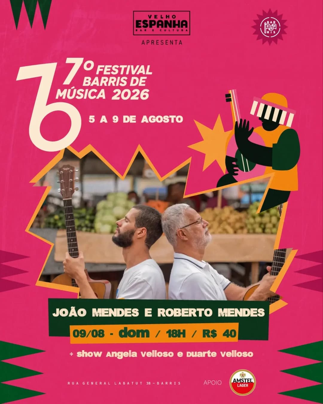 Flyer de Angela e Duarte Velloso