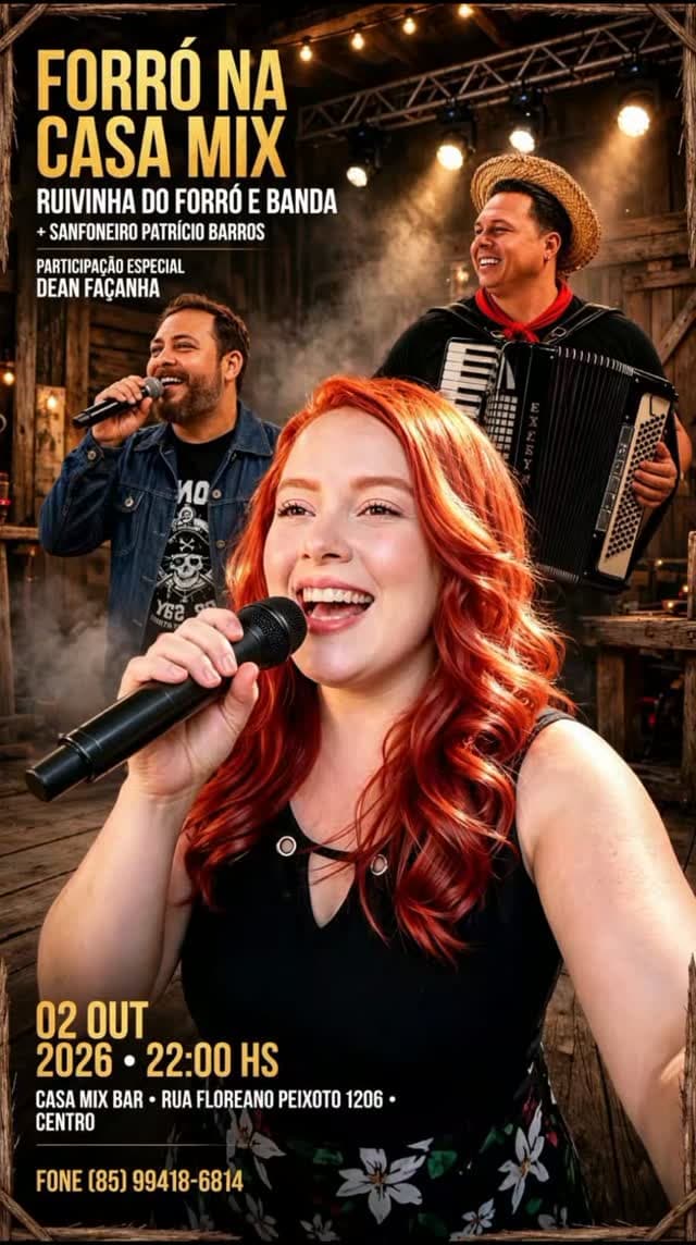 Flyer de RUIVINHA DO FORRÓ E BANDA e mais 2 artistas
