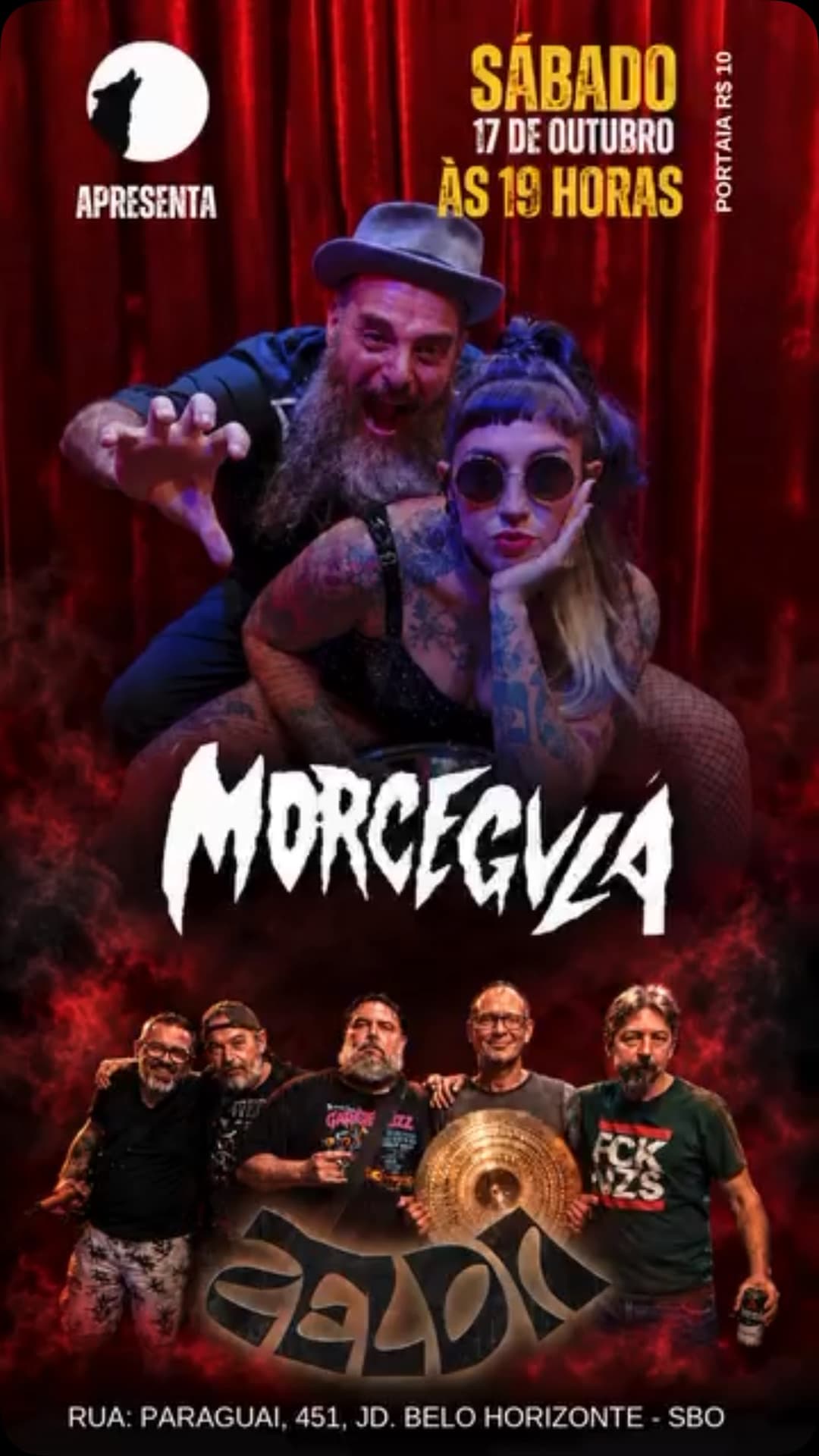 Flyer de Morcegula Duo