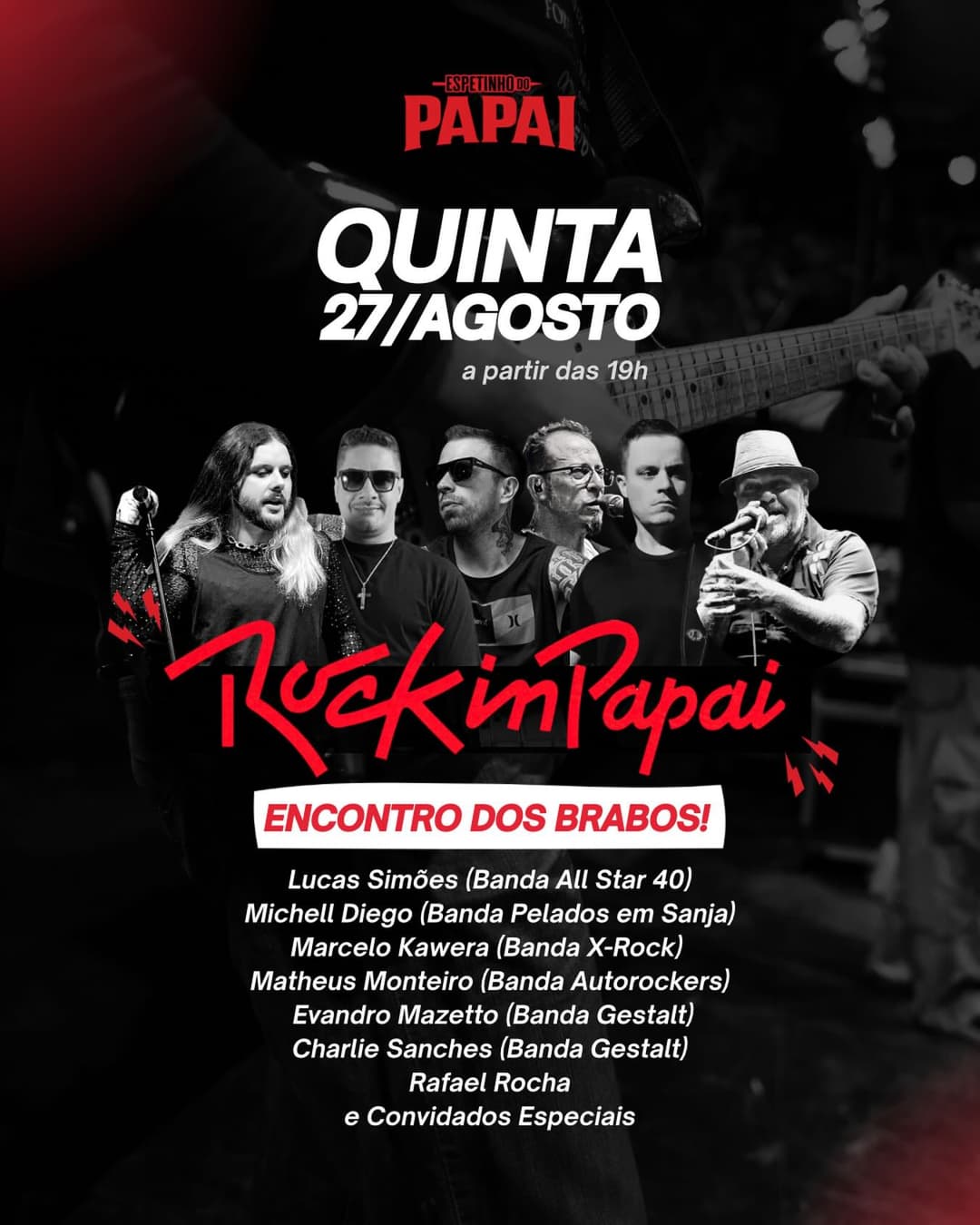 Flyer de Michell Diego, Rafael Rocha e mais 5 artistas