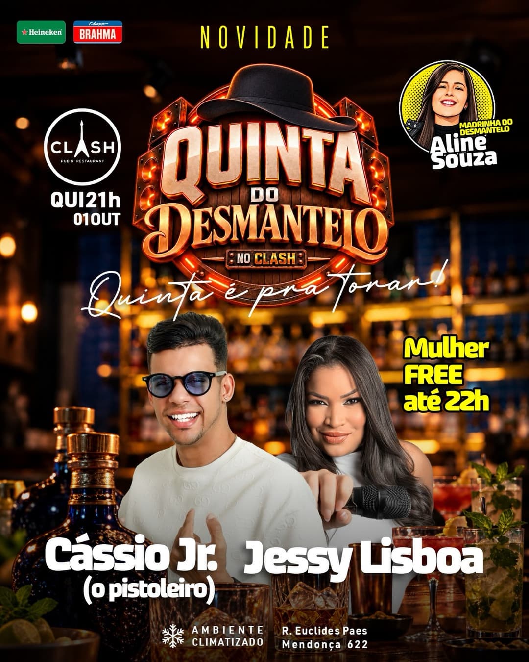 Flyer de Cássio Jr. e Jessy Lisboa
