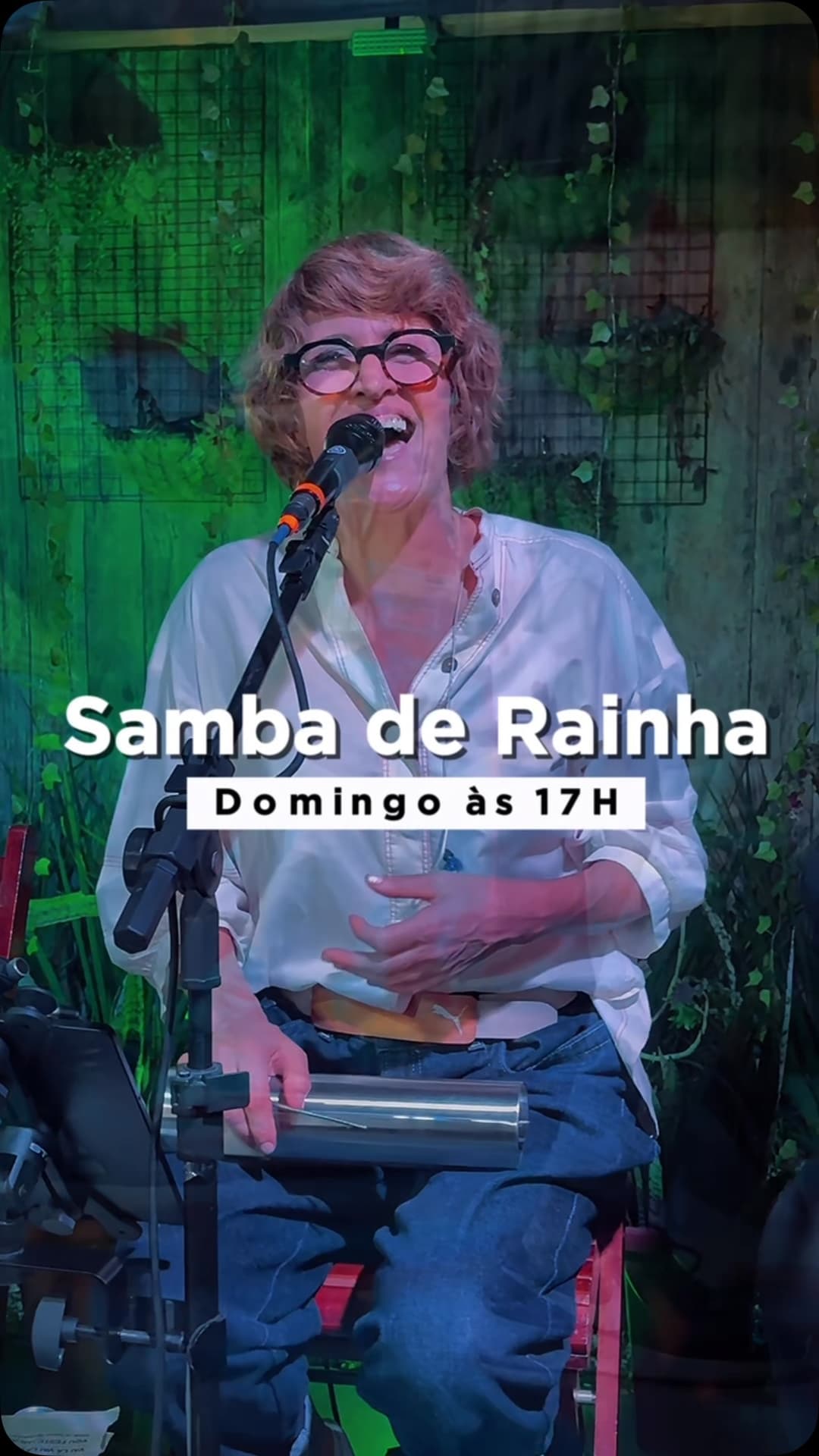 Flyer de Samba de Rainha
