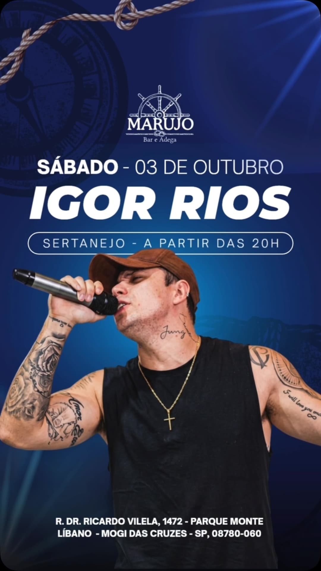 Flyer de Igor Rios
