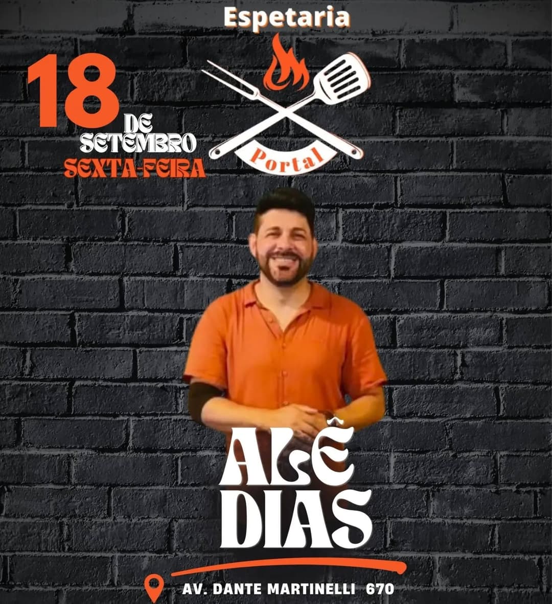 Flyer de Alê Dias