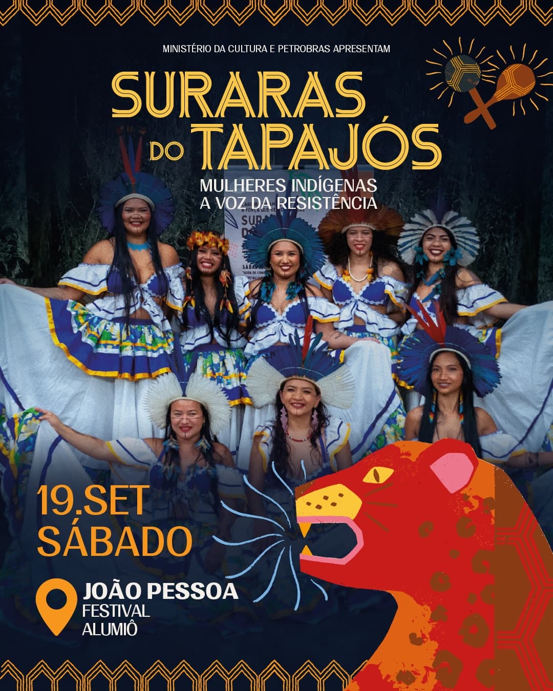 Flyer de Assoc. de Mulheres Indígenas Suraras do Tapajós