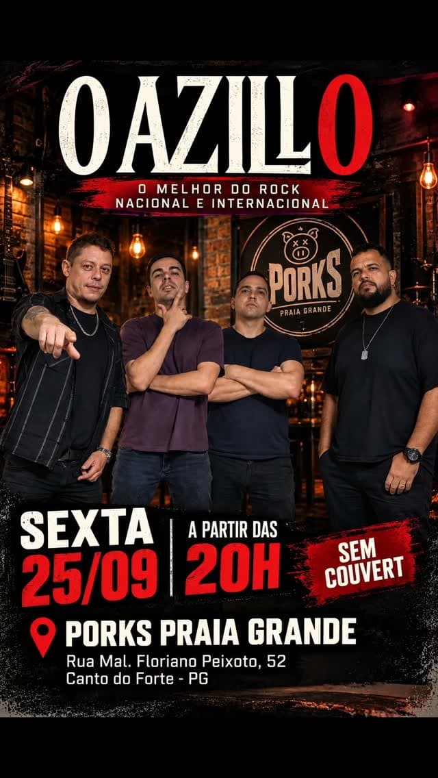 Flyer de Banda O Azillo