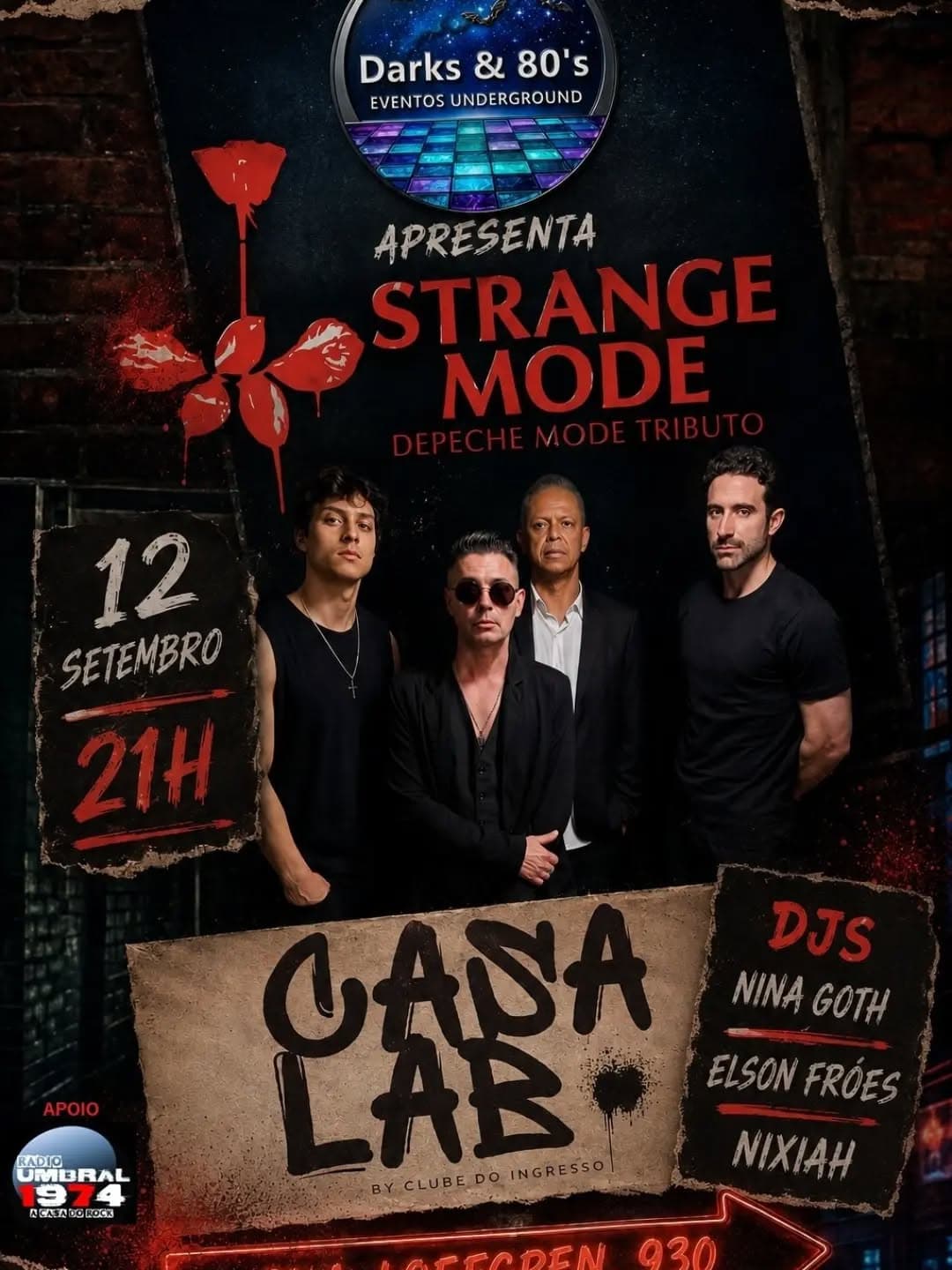 Flyer de Nina Mendes