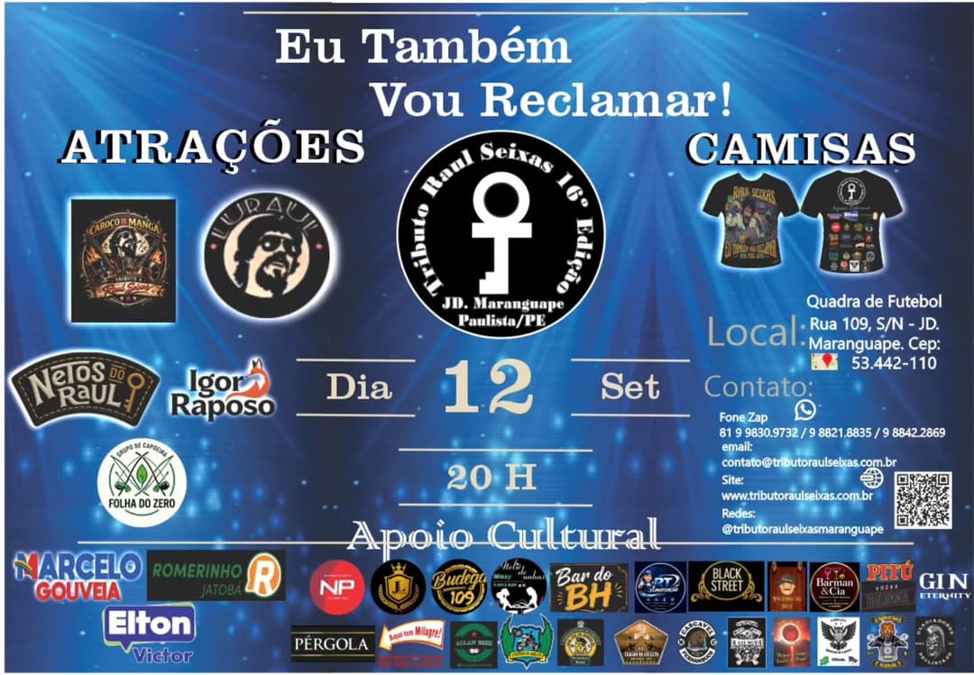 Flyer de Caroço de Manga