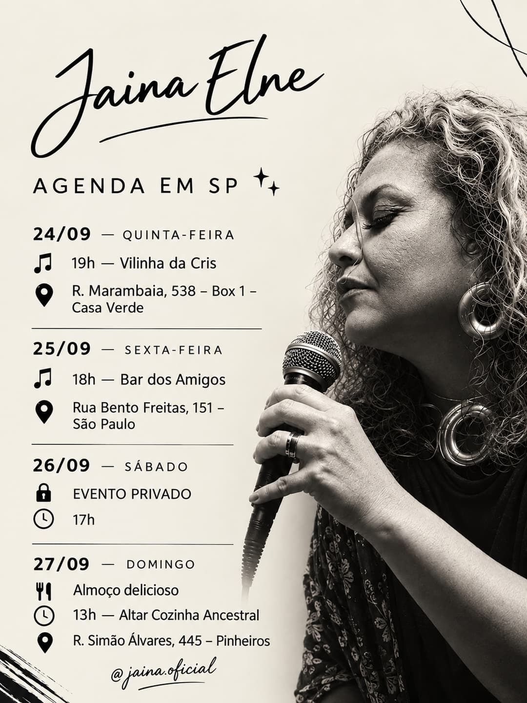 Flyer de Jaina Elne
