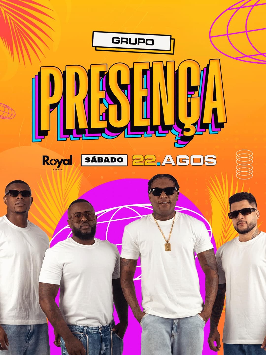 Flyer de Grupo Presença