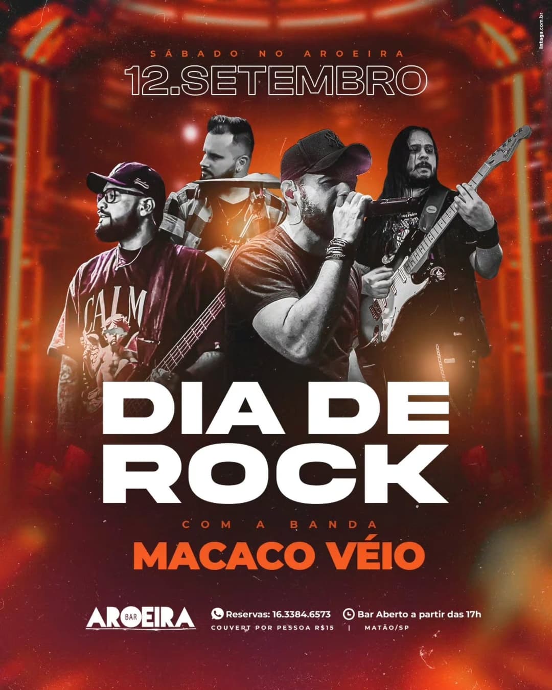 Flyer de Macaco Véio
