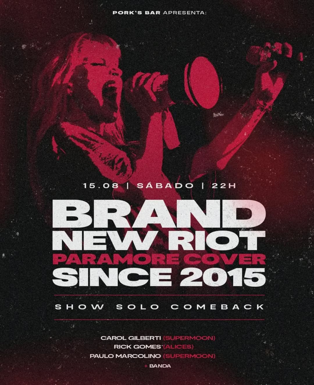 Flyer de Brand New Riot