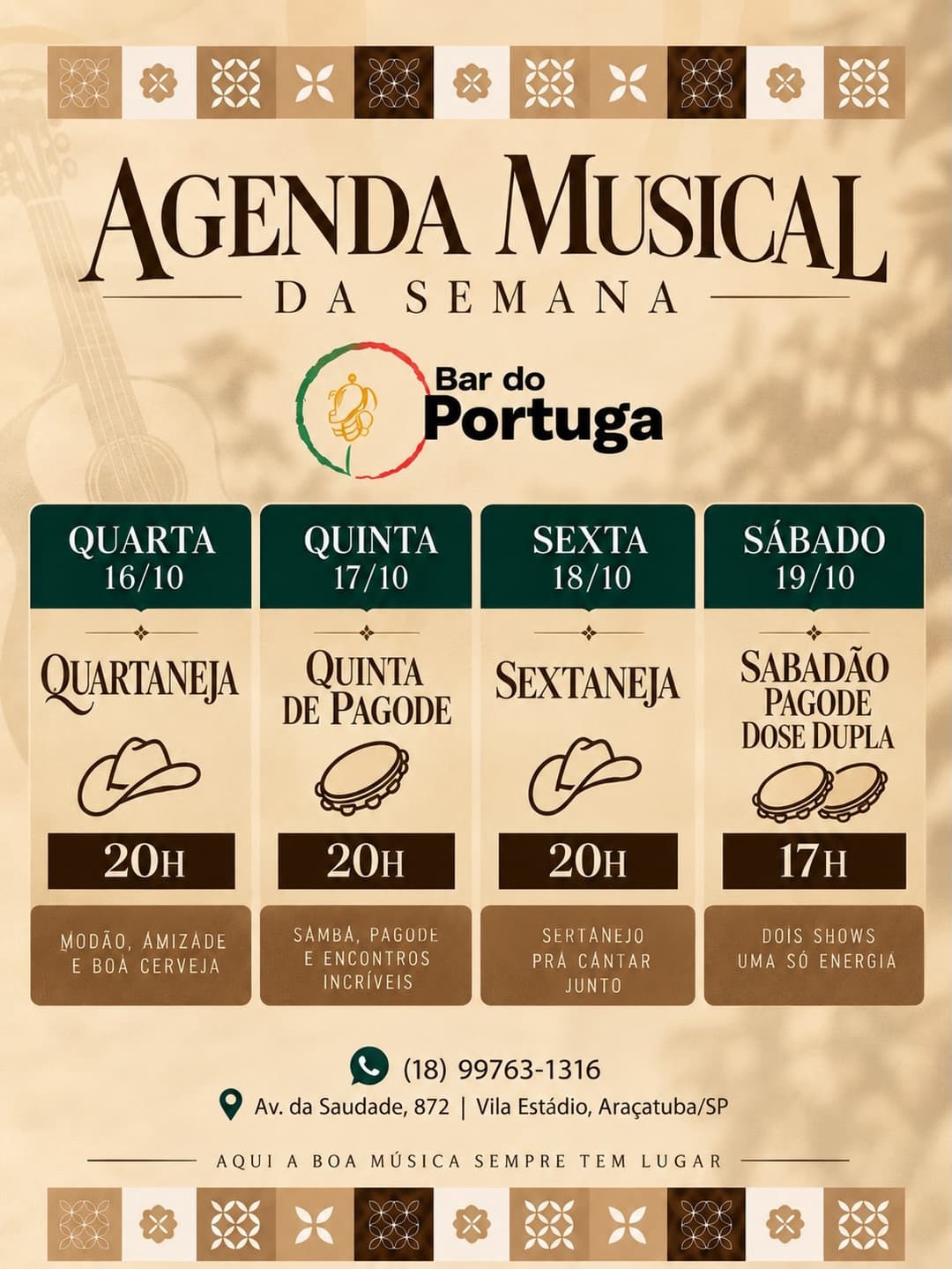 Flyer de Grupo Madruggou e Samba Raça