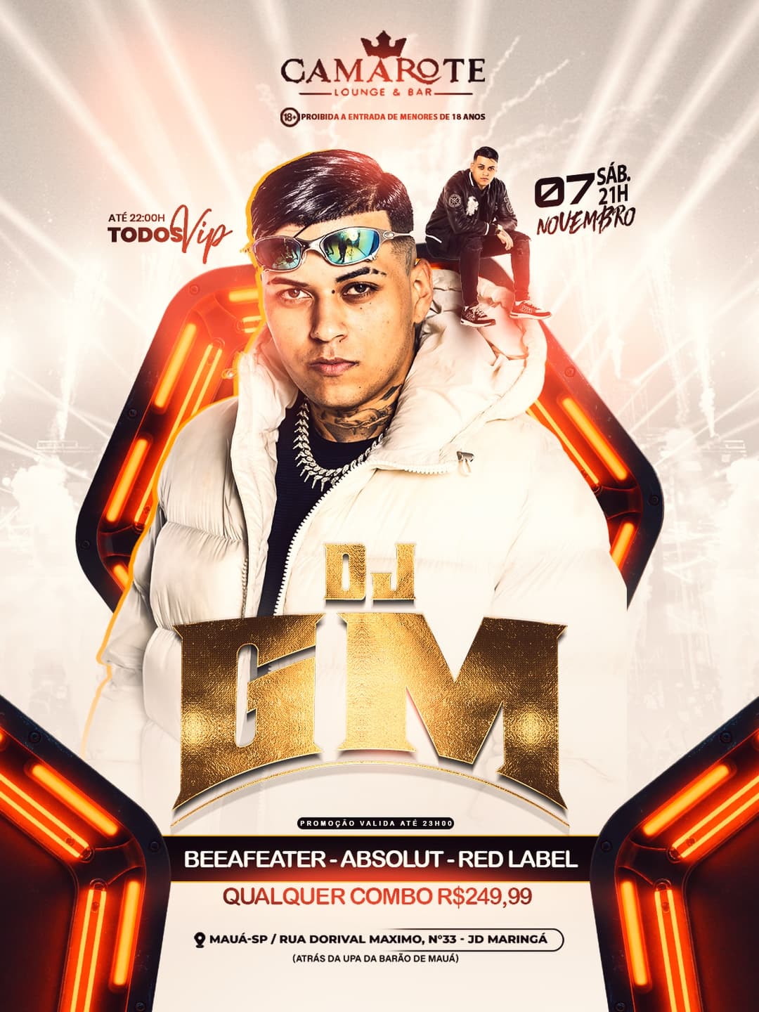Flyer de DJ GM