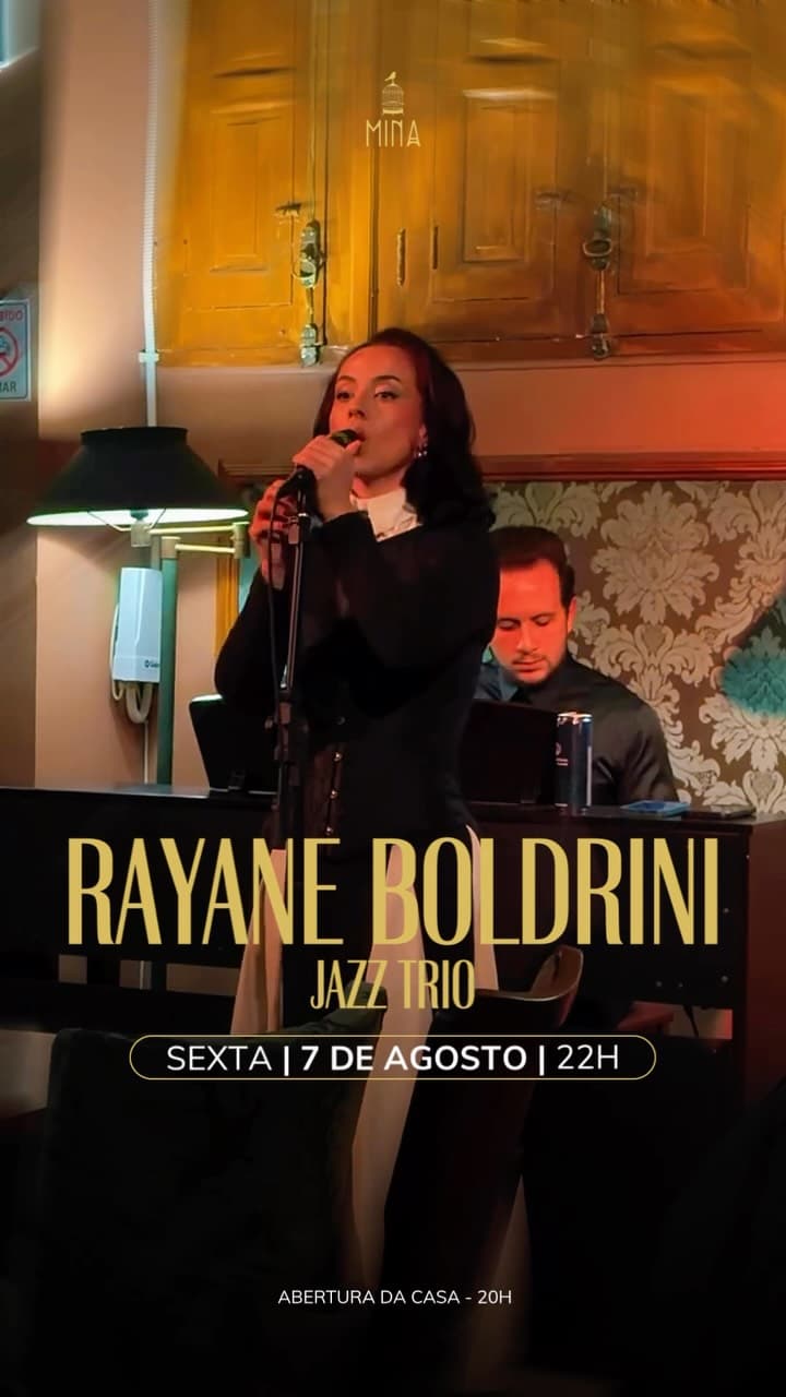 Flyer de Rayane Boldrini Jazz Trio