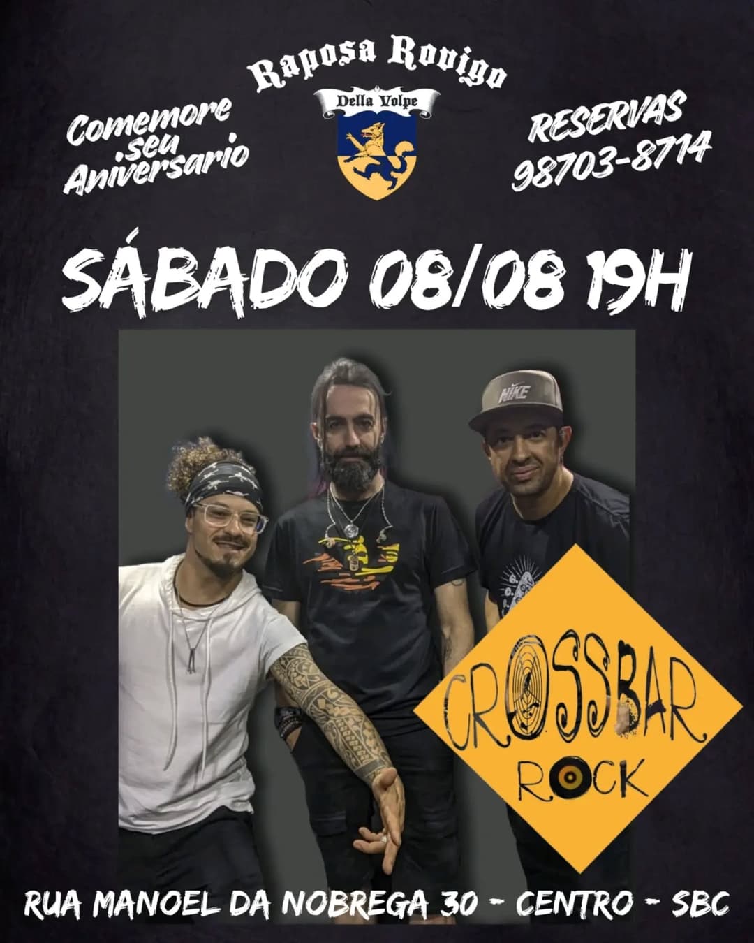 Flyer de Crossbar Rock
