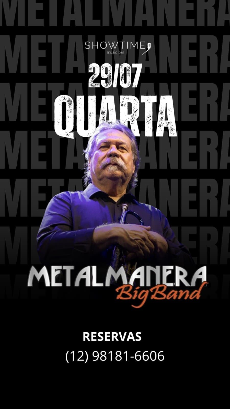 Flyer de Metalmanera Big Band