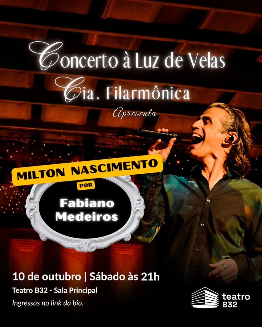 Flyer de Fabiano Medeiros