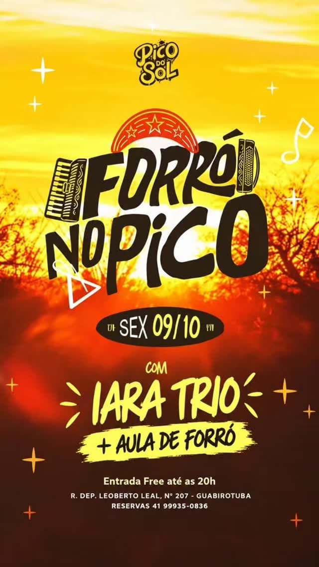 Flyer de Iara Trio