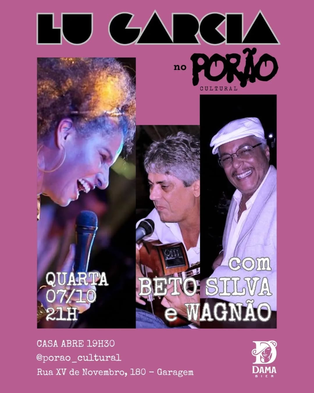 Flyer de LU GARCIA TRIO