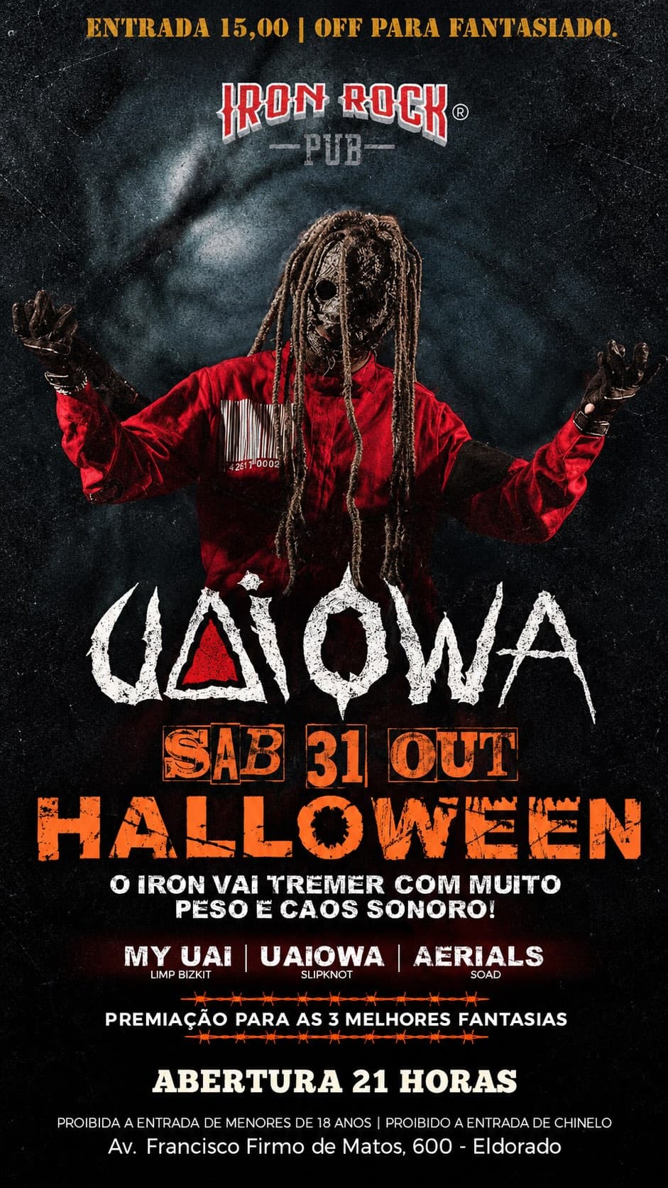 Flyer de Uaiowa e Aerials