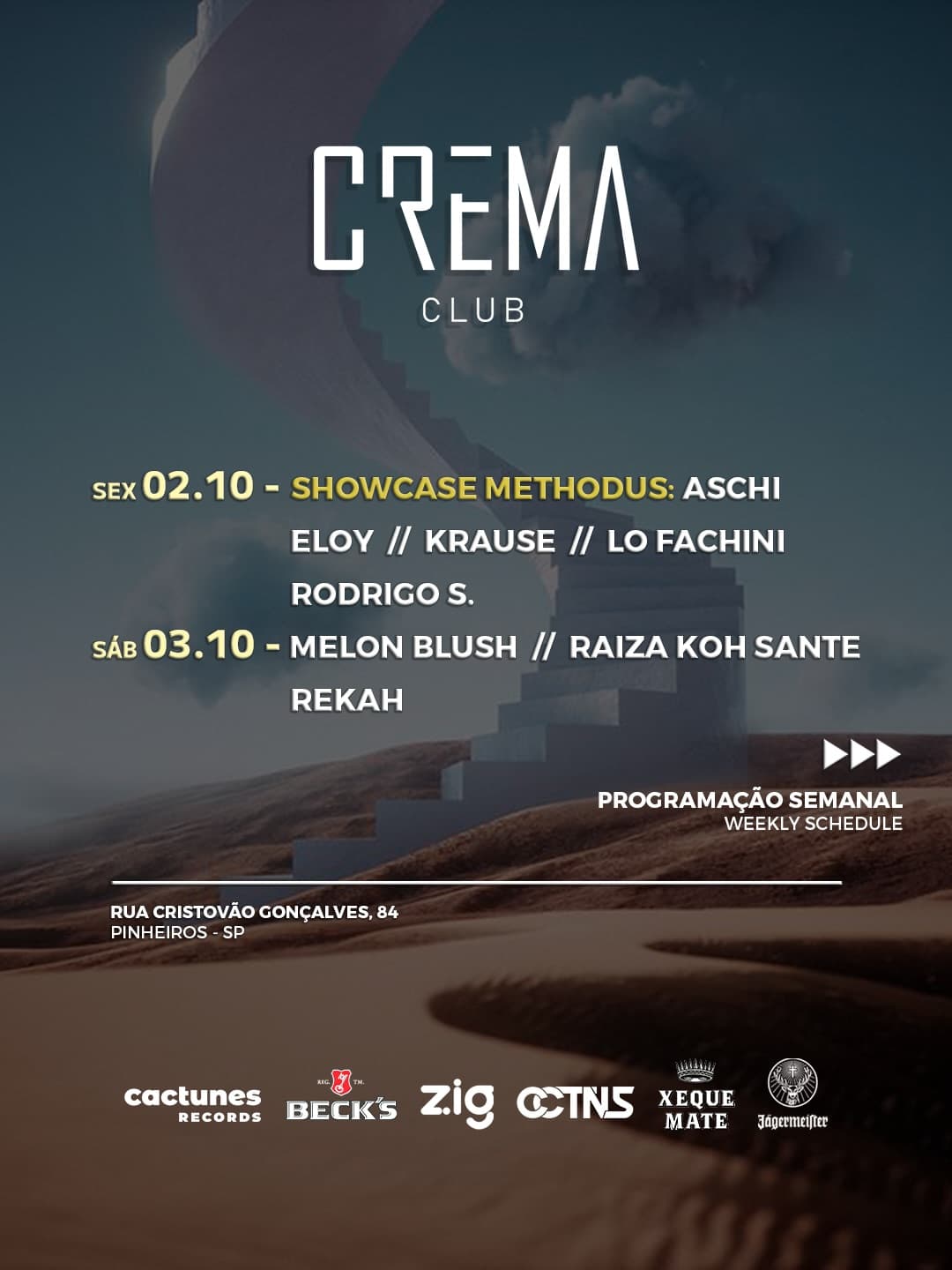 Flyer de Raiza Koh Sante e Rekah