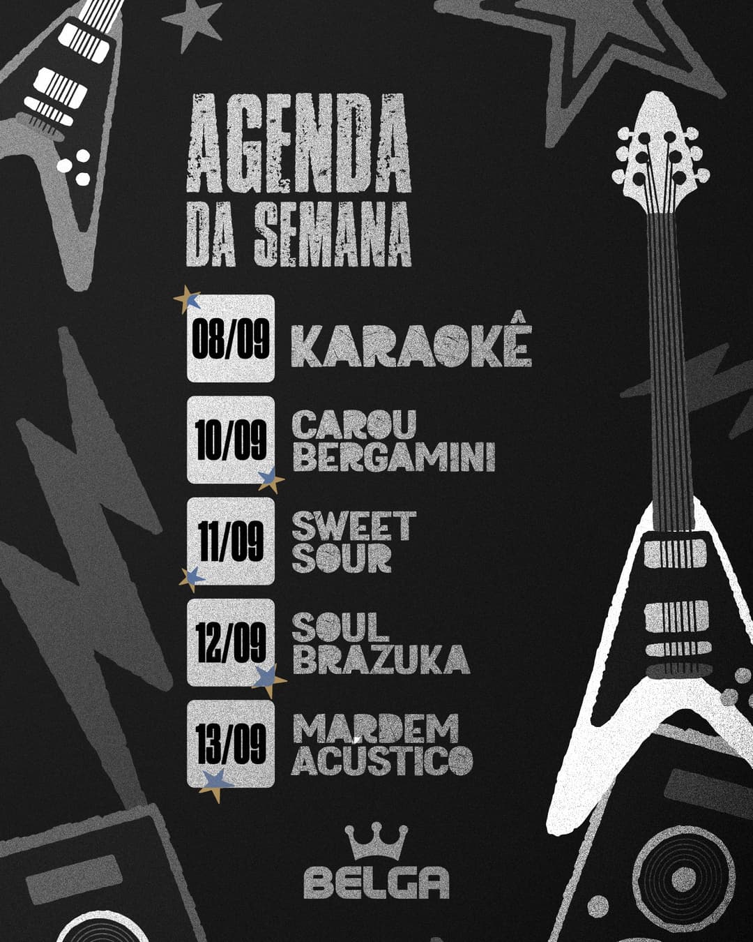 Flyer de Mardem Acústico
