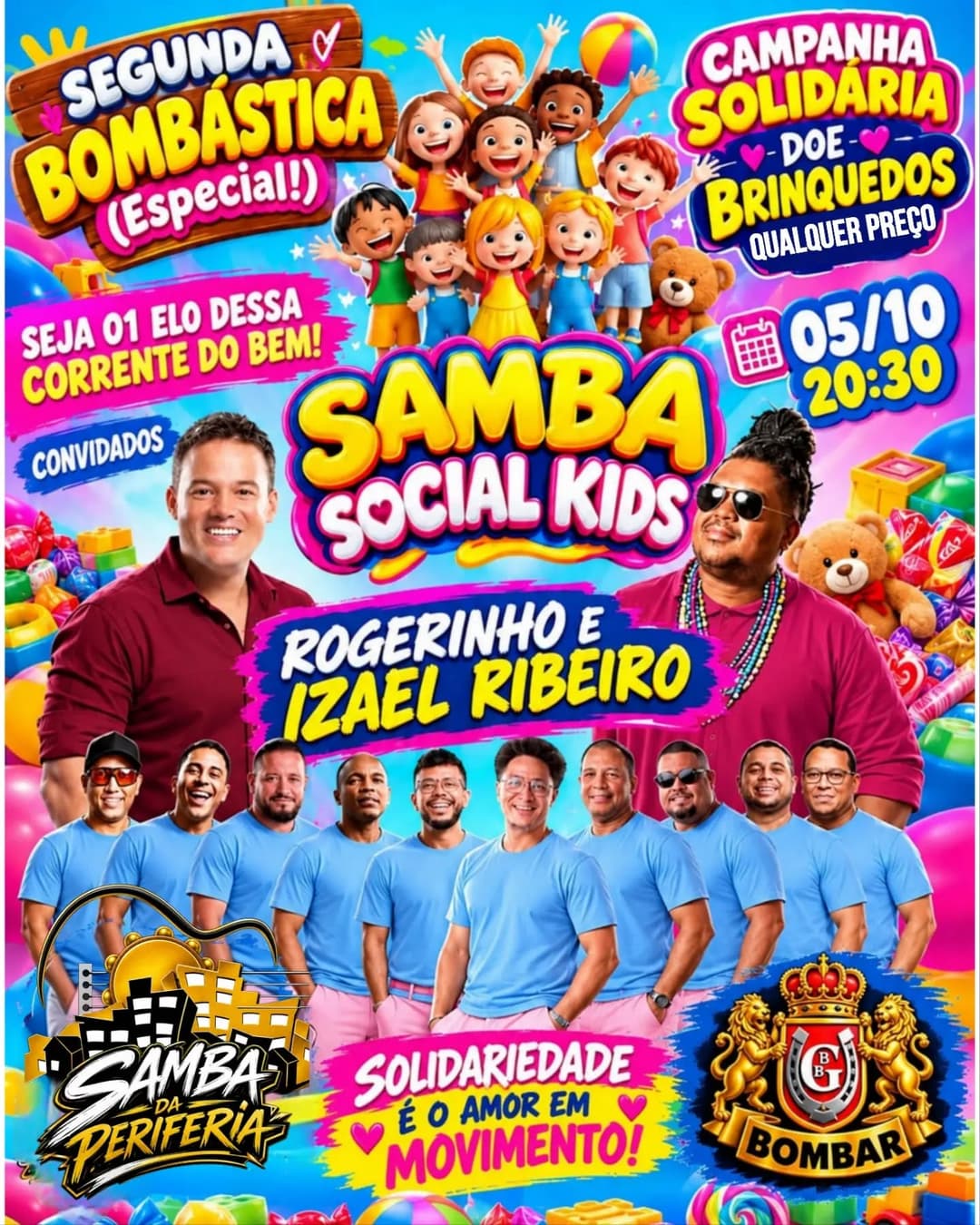 Flyer de Samba da Periferia
