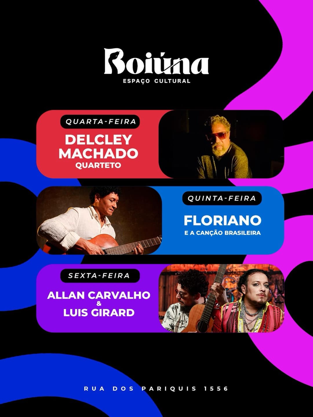 Flyer de Floriano e a Canção Brasileira