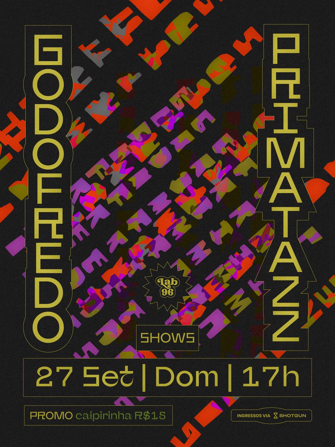 Flyer de Primatazz