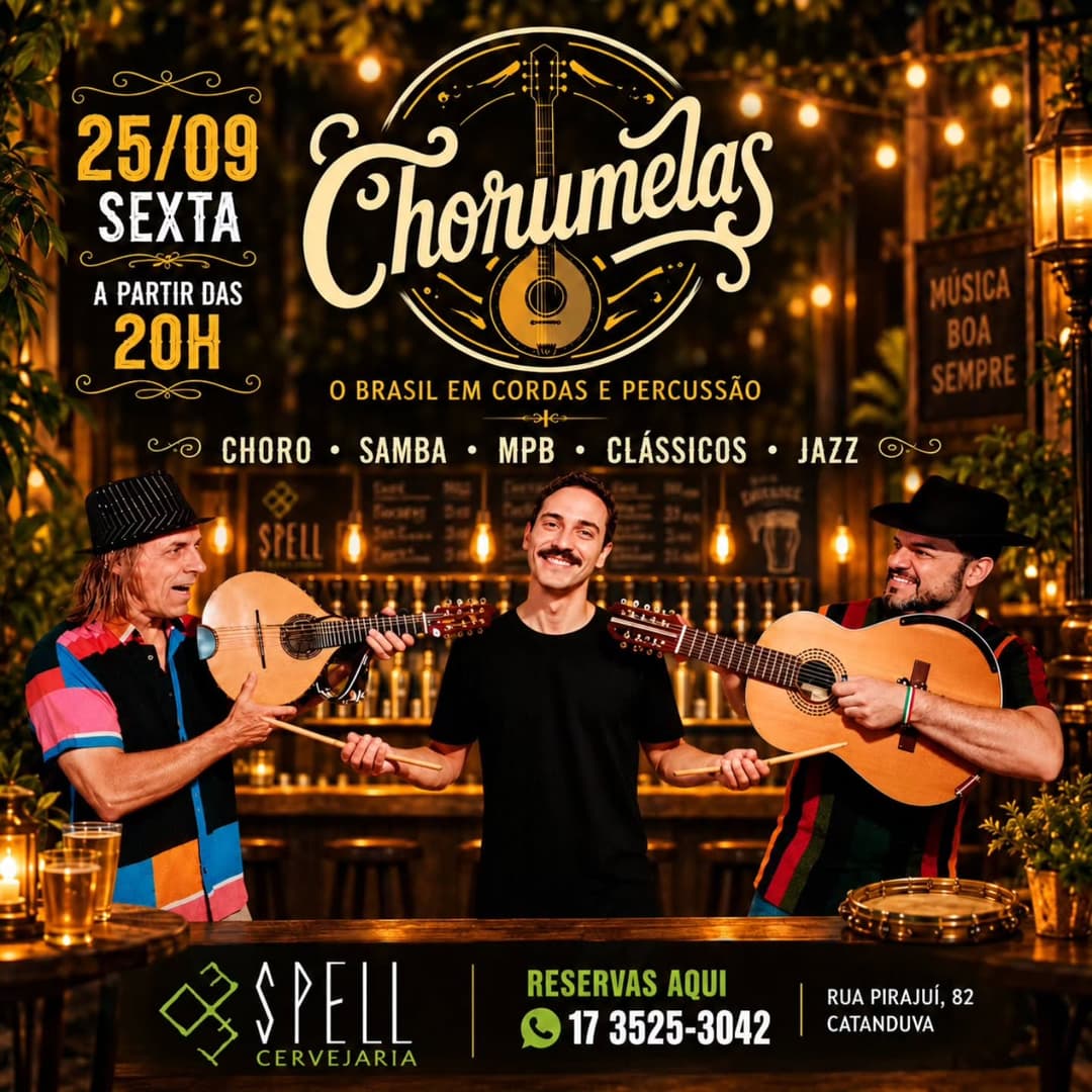 Flyer de Chorumleas