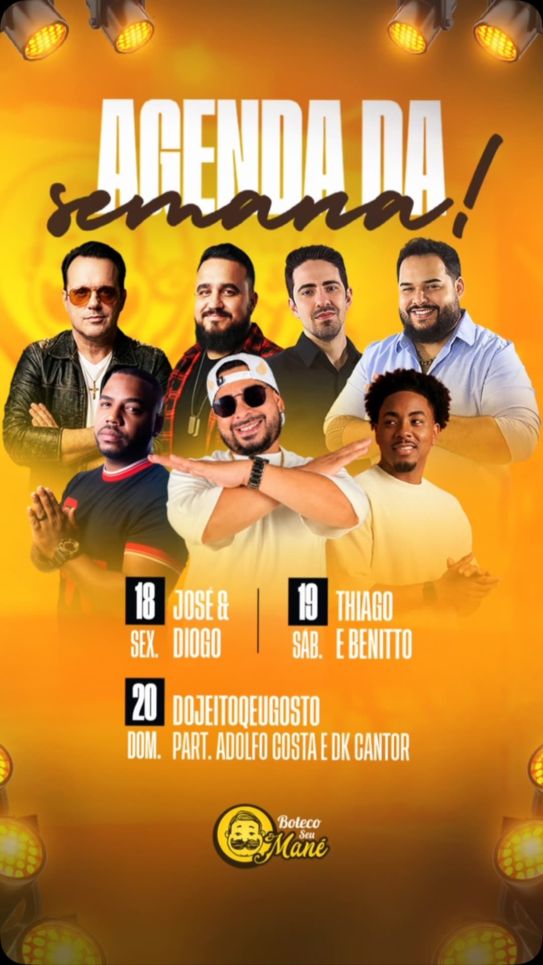 Flyer de Thiago & Benitto