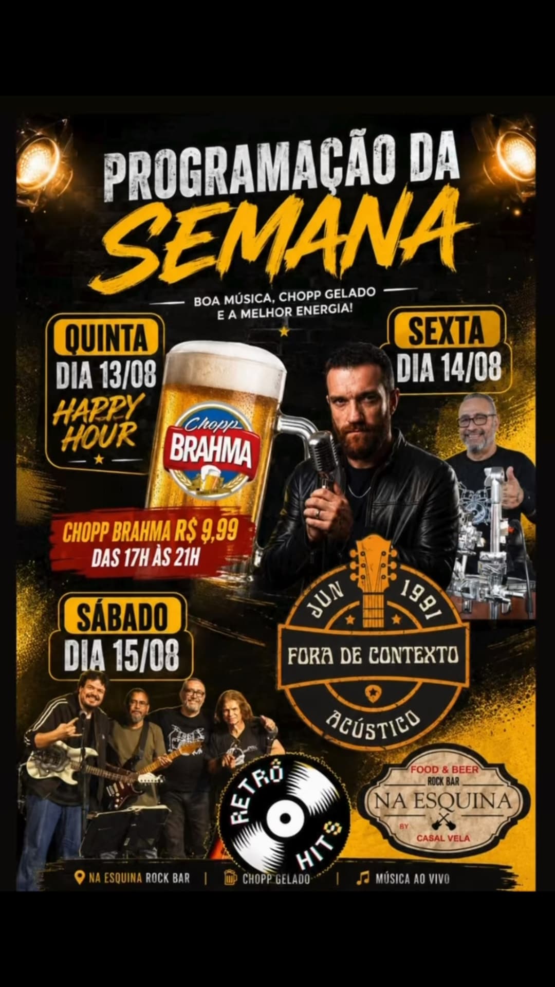 Flyer de Retrô Hits