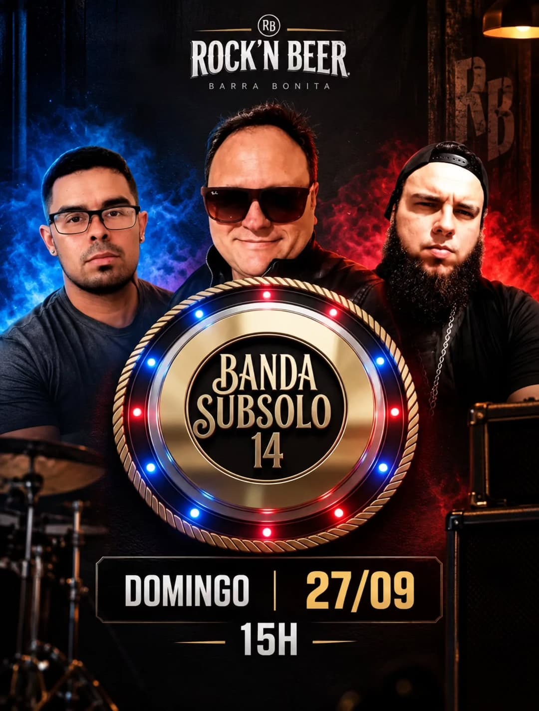 Flyer de Banda Subsolo 14