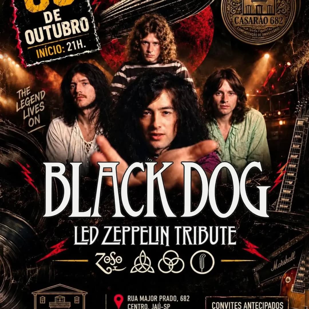 Flyer de Black Dog